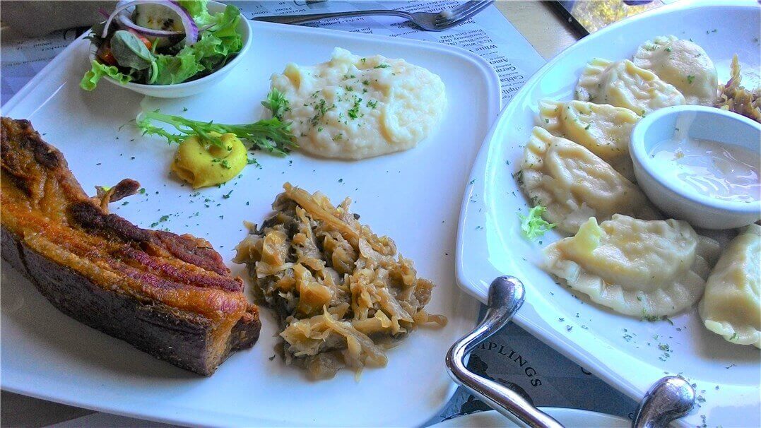 スプリングブルック近くの「Bavarian」で食べたランチの写真