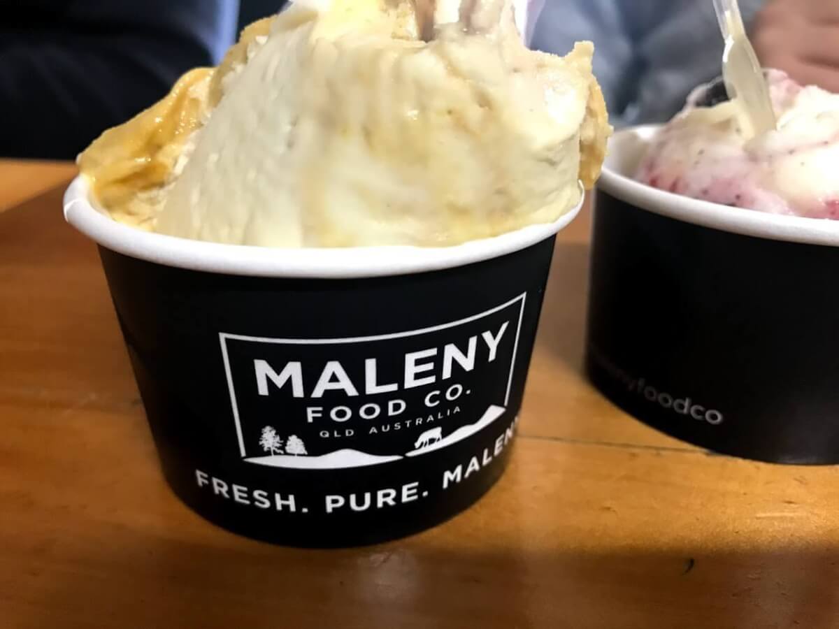 サンシャインコーストの美味しいアイスクリーム屋さん《MALENY》のアイスクリームの写真