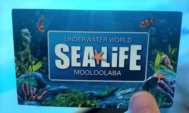 サンシャインコーストにある SEA LIFE  のビジネスカード