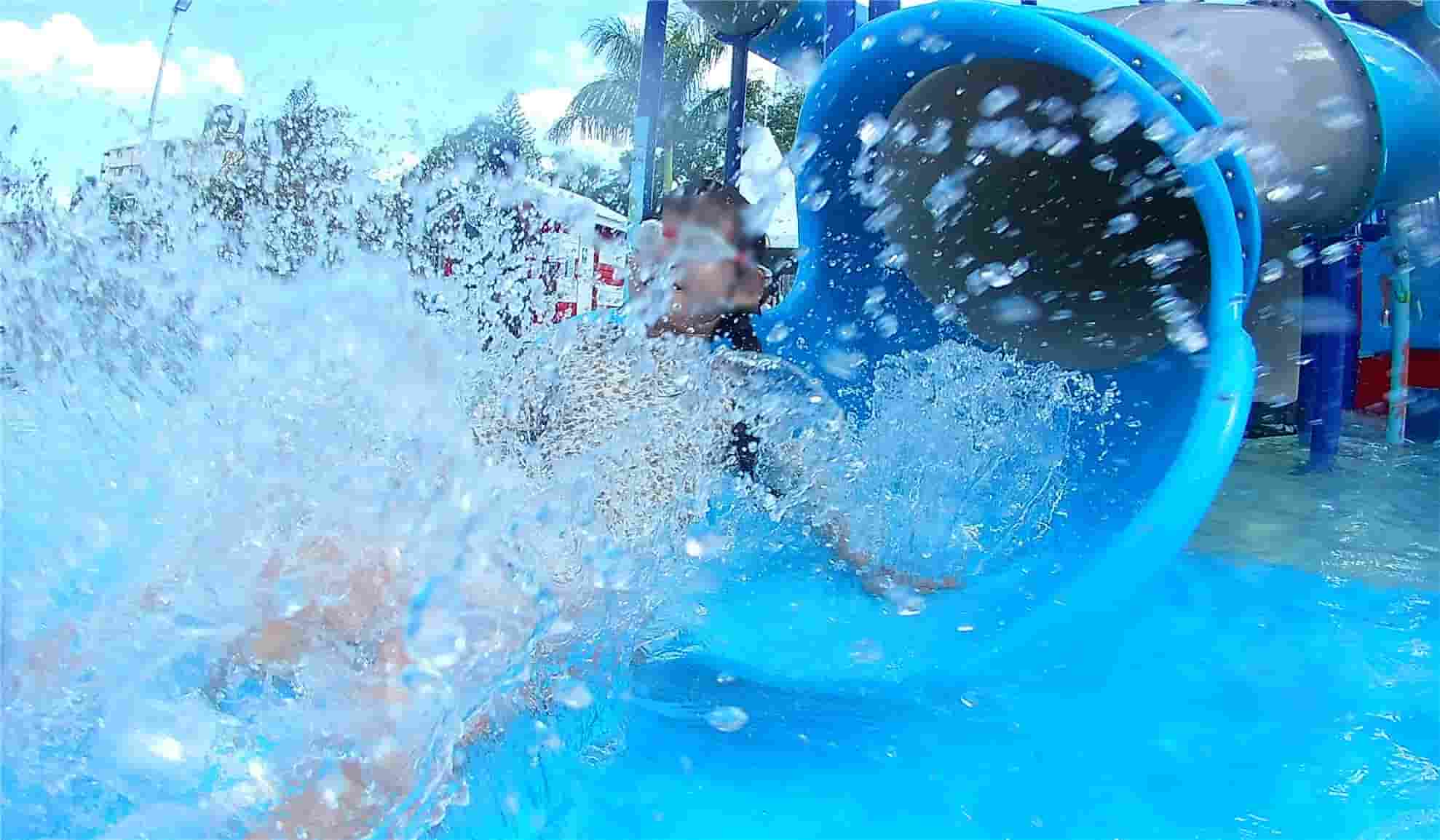water-slide