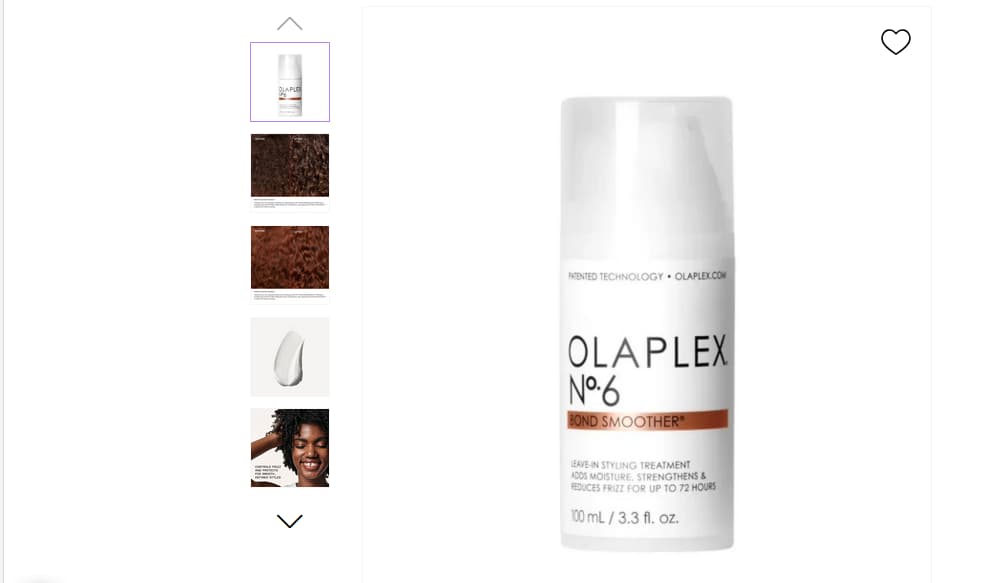 Olaplex No.6 Bond Smoother のボトル